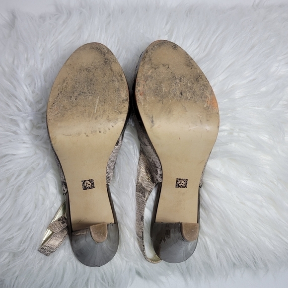 Anne klein women heels Snakeskin print size 10M - Picture 11 of 12